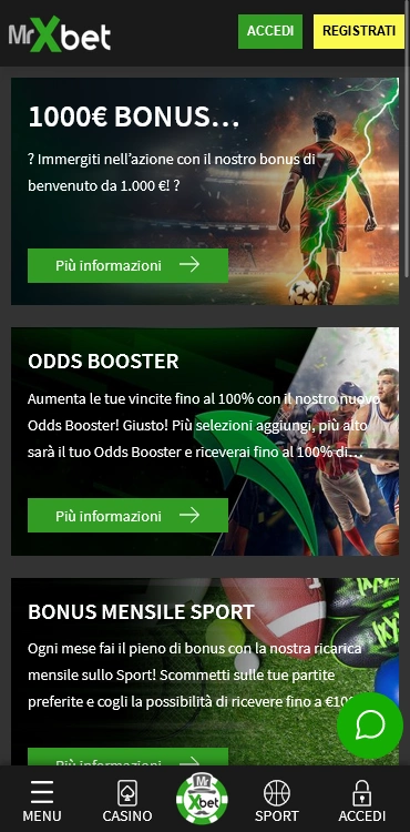 L'elenco delle offerte promozionali